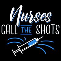 Nurses Call The Shots Cropped Pullover Crew