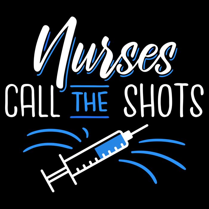 Nurses Call The Shots Cropped Pullover Crew