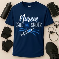 Nurses Call The Shots Cooling Performance Crew T-Shirt