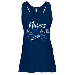 Nurses Call The Shots Ladies Essential Flowy Tank