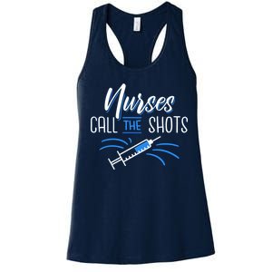 Nurses Call The Shots Women's Racerback Tank