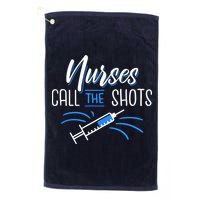 Nurses Call The Shots Golf Towel