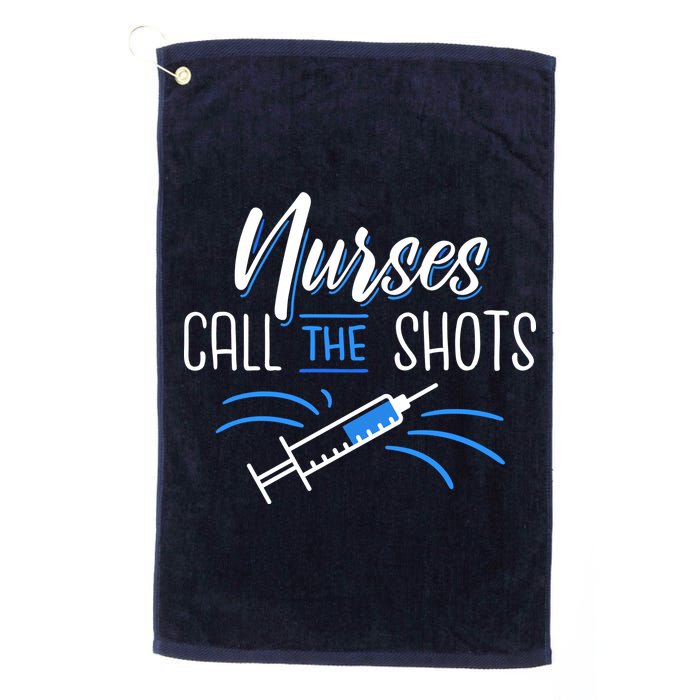 Nurses Call The Shots Golf Towel