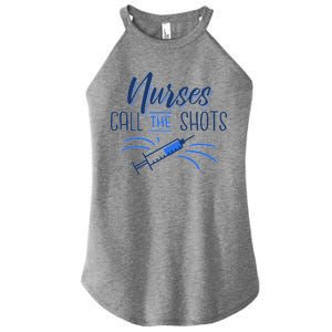 Nurses Call The Shots Women's Perfect Tri Rocker Tank