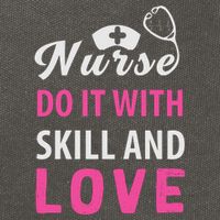 Nurses Do It With Skill And Love Cotton Canvas Backpack