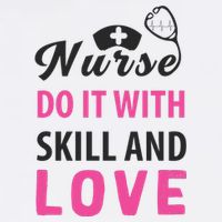 Nurses Do It With Skill And Love Garment-Dyed Sweatshirt
