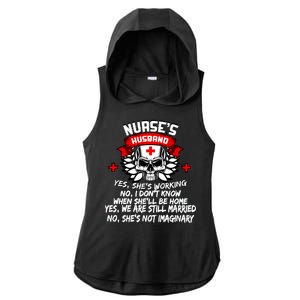 Nurse's Husband Ladies PosiCharge Tri-Blend Wicking Draft Hoodie Tank