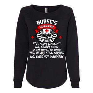 Nurse's Husband Womens California Wash Sweatshirt