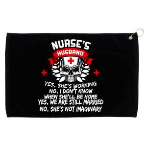 Nurse's Husband Grommeted Golf Towel