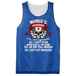 Nurse's Husband Mesh Reversible Basketball Jersey Tank