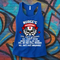 Nurse's Husband Womens Tank Top