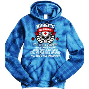 Nurse's Husband Tie Dye Hoodie