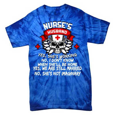 Nurse's Husband Tie-Dye T-Shirt