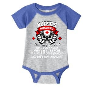 Nurse's Husband Infant Baby Jersey Bodysuit