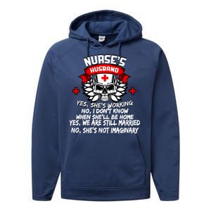 Nurse's Husband Performance Fleece Hoodie