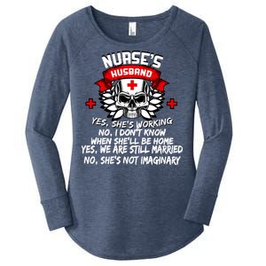 Nurse's Husband Women's Perfect Tri Tunic Long Sleeve Shirt