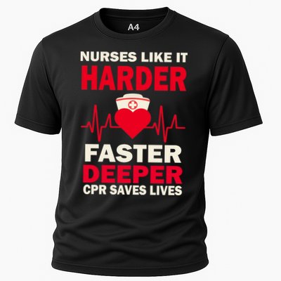 Nurses Like It CPR Save Lives Performance Shirt