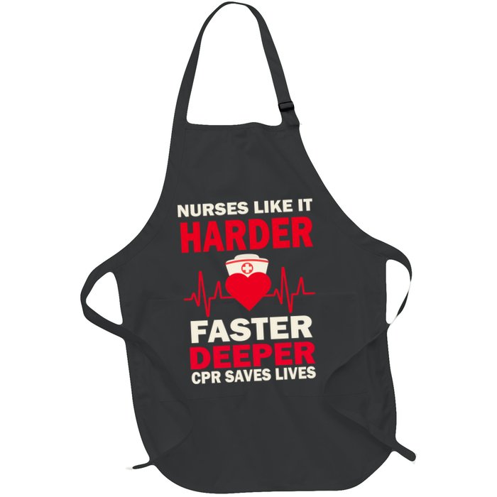 Nurses Like It CPR Save Lives Apron