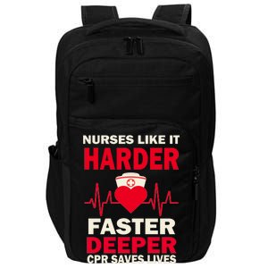 Nurses Like It CPR Save Lives Impact Tech Backpack