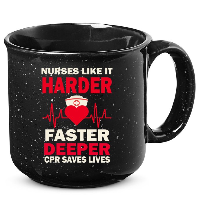 Nurses Like It CPR Save Lives 15oz Campfire Ceramic Mug