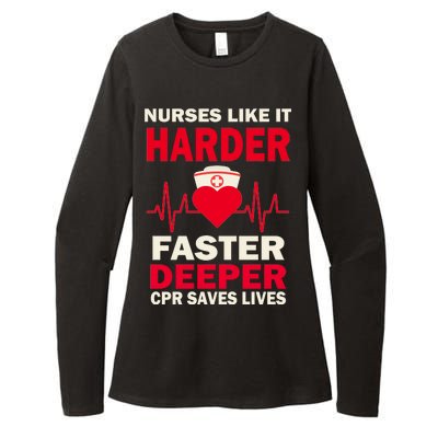 Nurses Like It CPR Save Lives Womens CVC Long Sleeve Shirt