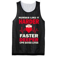 Nurses Like It CPR Save Lives Mesh Reversible Basketball Jersey Tank