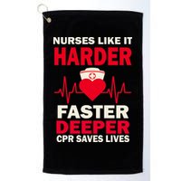 Nurses Like It CPR Save Lives Golf Towel