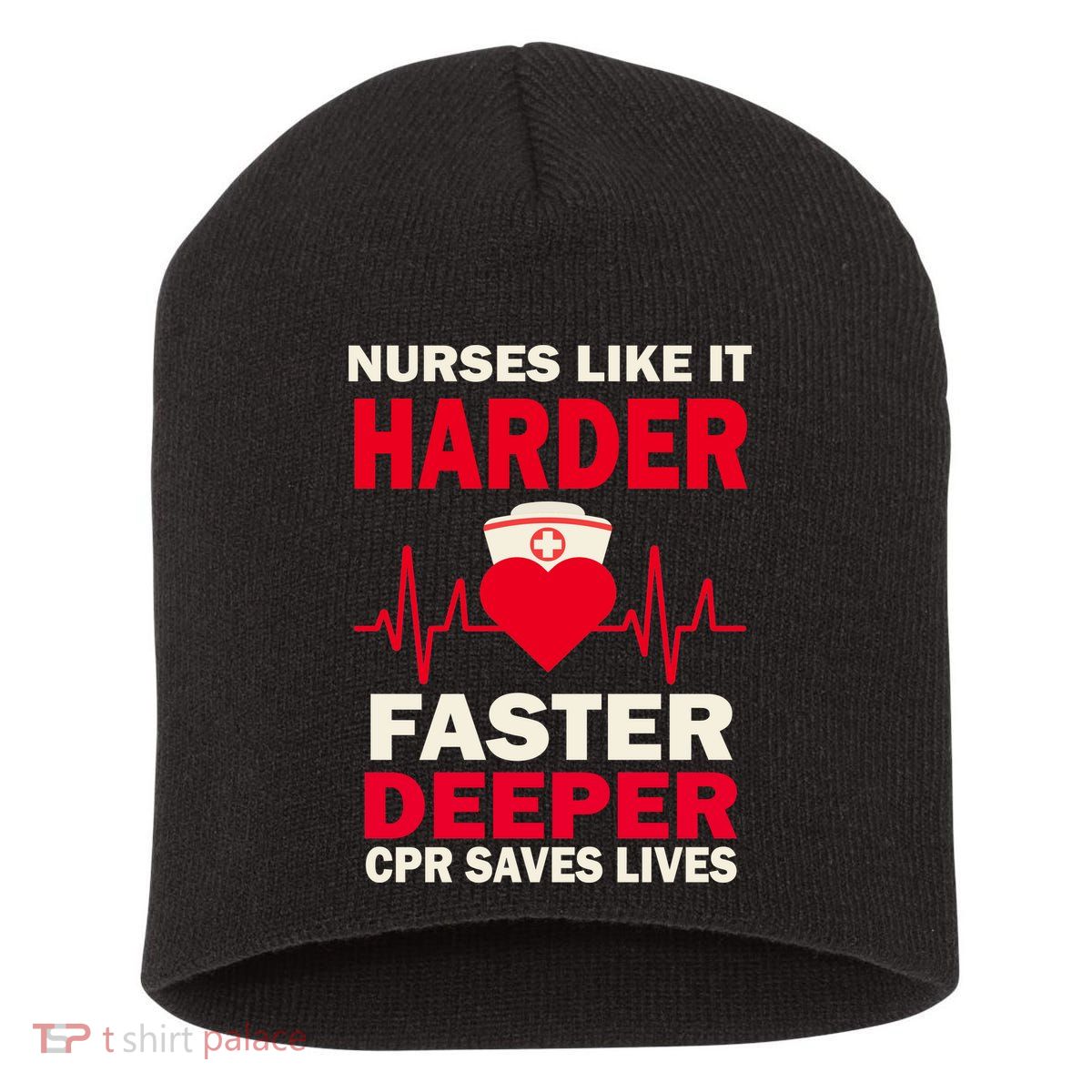 Nurses Like It CPR Save Lives Short Acrylic Beanie