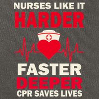 Nurses Like It CPR Save Lives Cotton Canvas Backpack