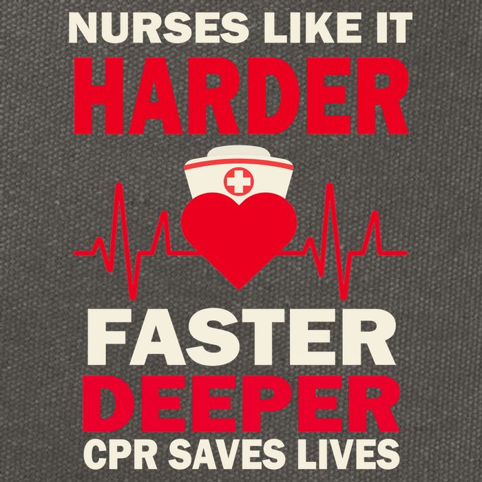 Nurses Like It CPR Save Lives Cotton Canvas Backpack
