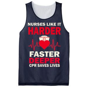 Nurses Like It CPR Save Lives Mesh Reversible Basketball Jersey Tank