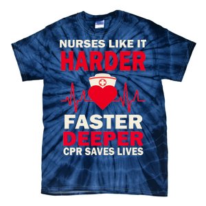 Nurses Like It CPR Save Lives Tie-Dye T-Shirt