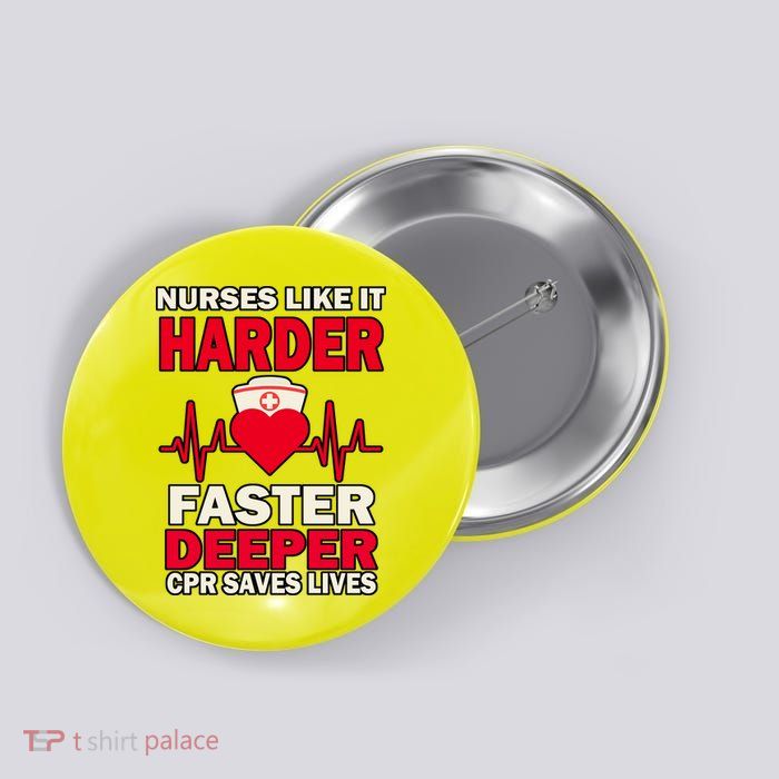 Nurses Like It CPR Save Lives Button