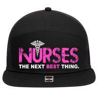 Nurses The Next Best Thing 7 Panel Mesh Trucker Snapback Hat