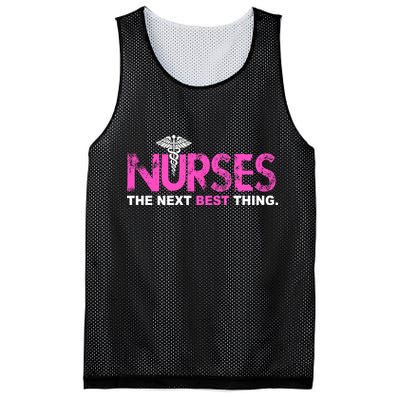 Nurses The Next Best Thing Mesh Reversible Basketball Jersey Tank
