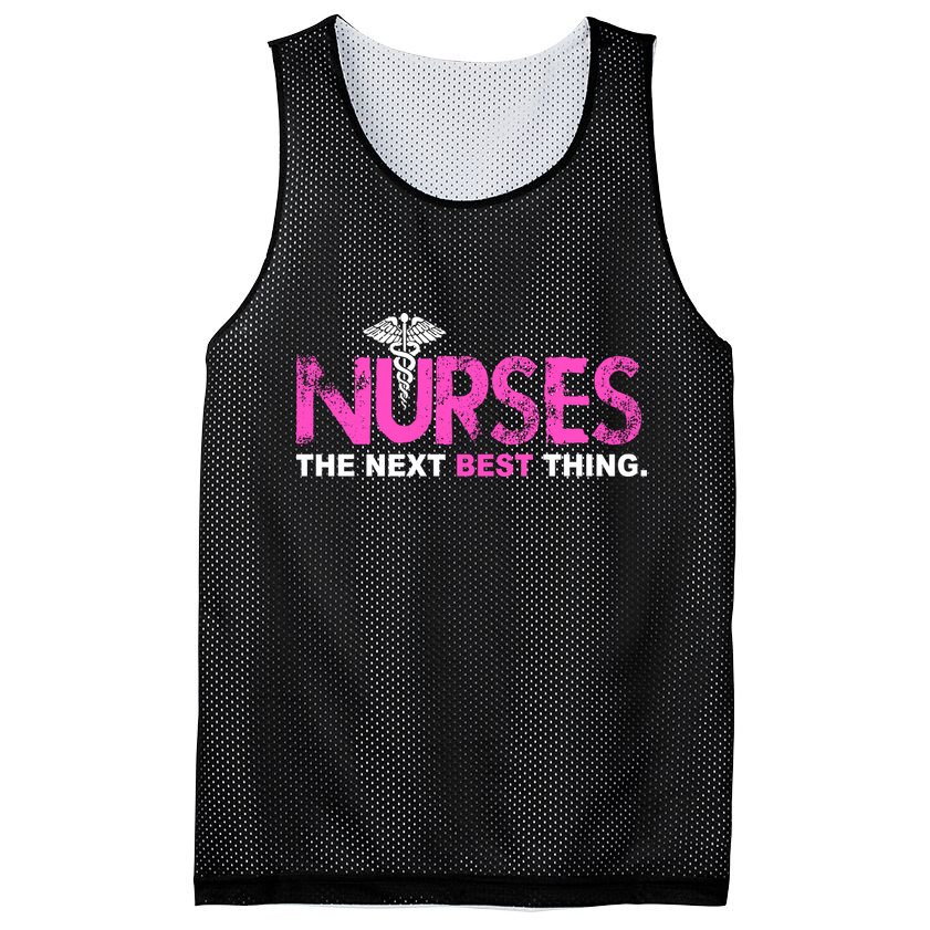Nurses The Next Best Thing Mesh Reversible Basketball Jersey Tank