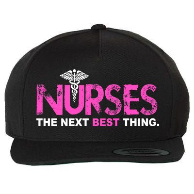 Nurses The Next Best Thing Wool Snapback Cap