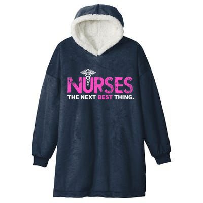 Nurses The Next Best Thing Hooded Wearable Blanket