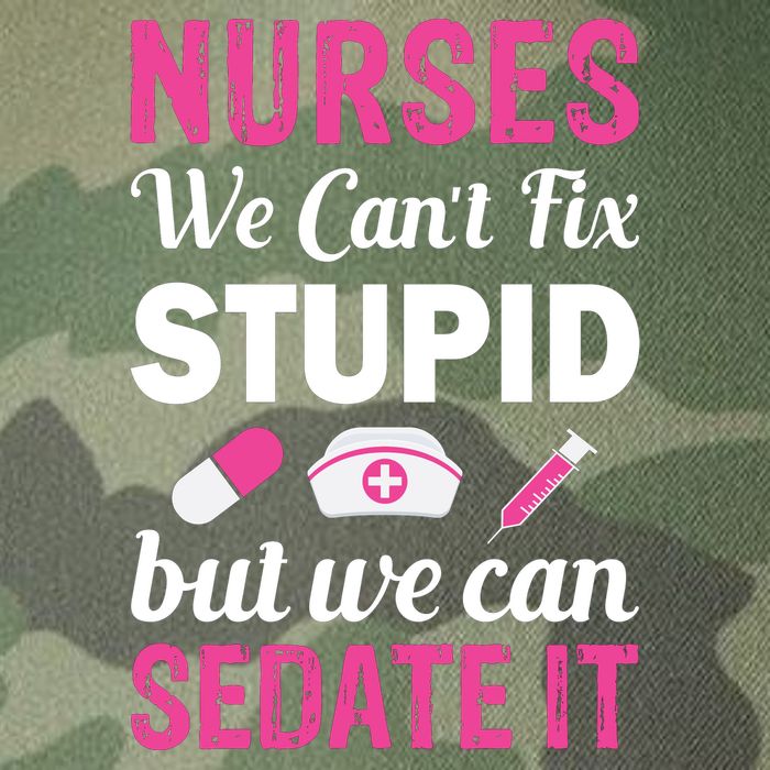 Nurses We Can't Fix Stupid But We Can Sedate It Legacy Tie Dye Trucker Hat