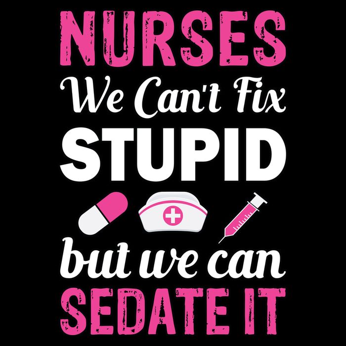 Nurses We Can't Fix Stupid But We Can Sedate It 16oz Travel Tumbler