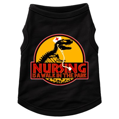 Nursing Is A Walk In The Park Funny Doggie Tank