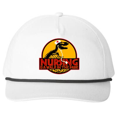 Nursing Is A Walk In The Park Funny Snapback Five-Panel Rope Hat