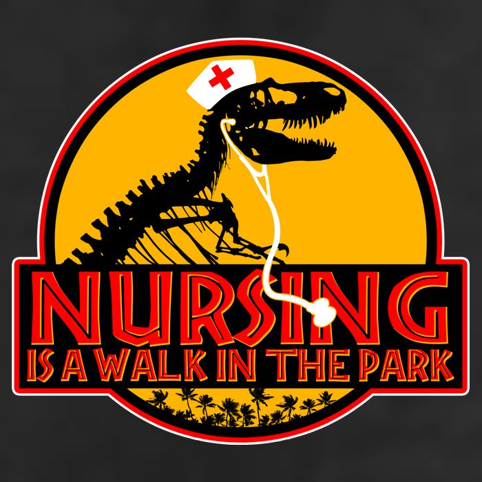 Nursing Is A Walk In The Park Funny Beanie