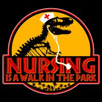 Nursing Is A Walk In The Park Funny 16oz Travel Tumbler