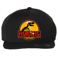 Nursing Is A Walk In The Park Funny Wool Snapback Cap