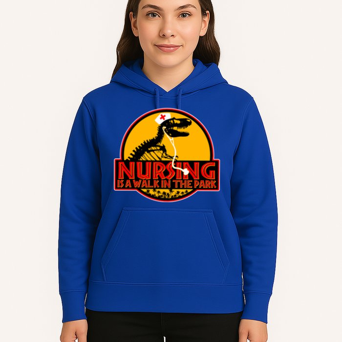 Nursing Is A Walk In The Park Funny Hoodie
