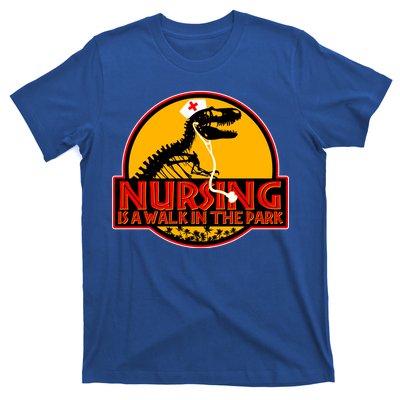 Nursing Is A Walk In The Park Funny T-Shirt