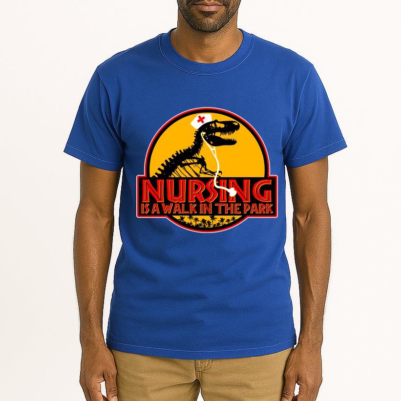Nursing Is A Walk In The Park Funny Tall T-Shirt