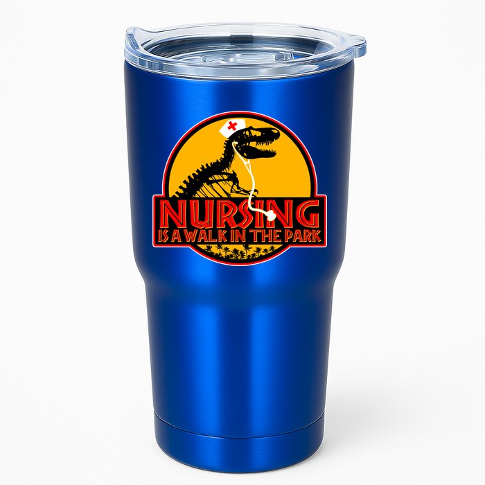 Nursing Is A Walk In The Park Funny Tumbler