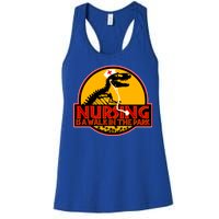 Nursing Is A Walk In The Park Funny Women's Racerback Tank